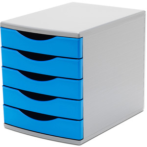 Blue / 33.7cm / 5 Desktop Drawer Tower Set shot 12256134