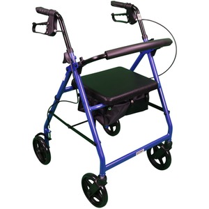 Aluminium Lightweight HMC Rollator Outdoor Mobility Walker with Seat