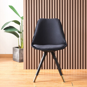 Set of 4 Sofia Velvet Dining Chairs Upholstered for Kitchen Dining Room