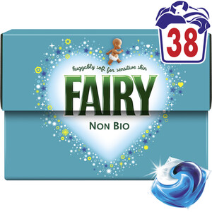 Pack of 38 Fairy Non Bio Laundry Pods