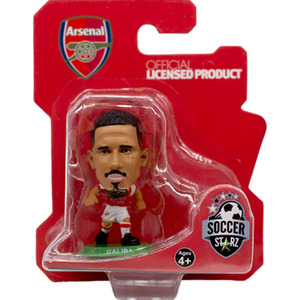SoccerStarz Arsenal William Saliba - Home Kit Classic Kit 5cm Figure