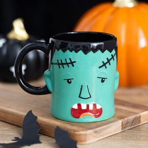 Frank Monster Head Mug Quirky Grumpy Coffee Cup Gift