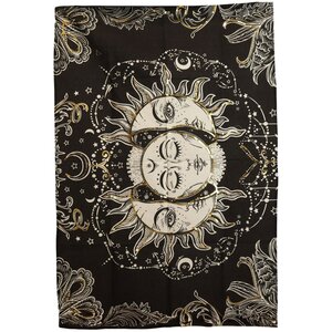 Sun Goddess Cotton Wall Art 70x110cm - Celestial Boho Decor