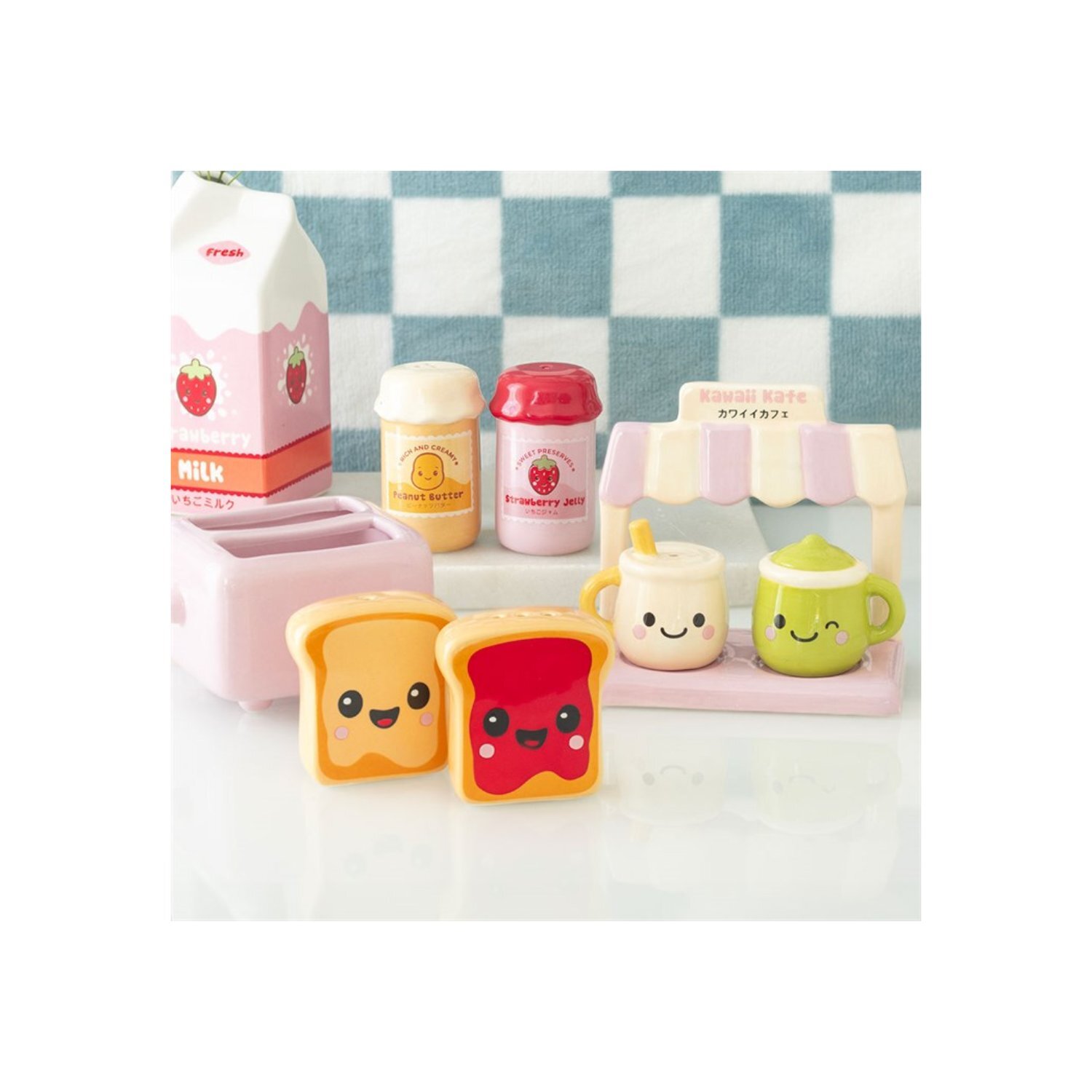 Image of Peanut Butter Jelly Shaker Set Kawaii&hellip;