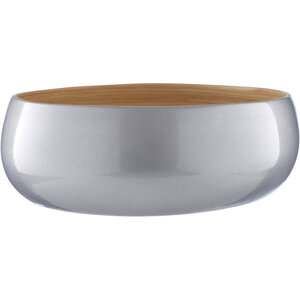Kyoto Medium Silver Bamboo Bowl