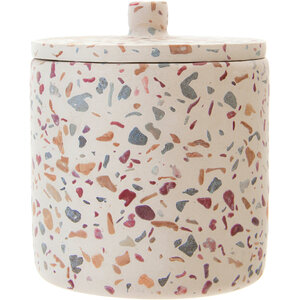 Mozie Terrazzo Effect Cotton Jar