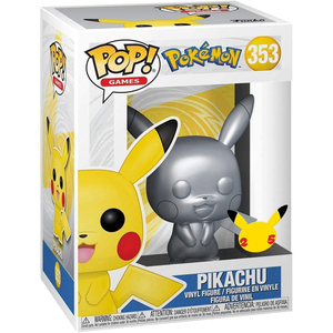 Pokemon: Pikachu (Silver Metallic) Funko Pop! Vinyl