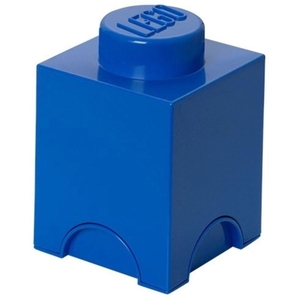 LEGO Square 1-Stud 1.2L Stackable Storage Brick Blue