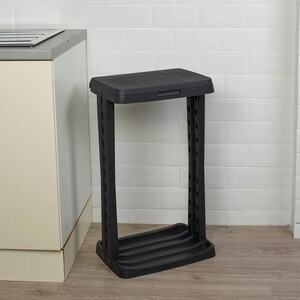 60L Reusable Garbage Bin Bag - Black