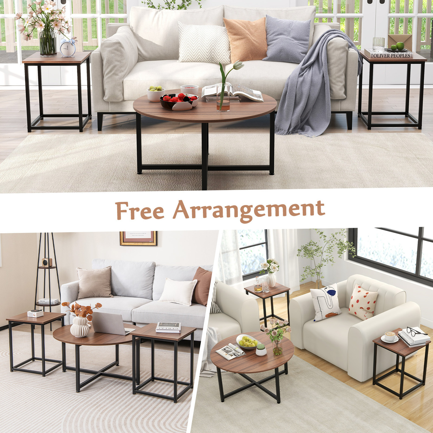 Coffee Table Round Sofa Side Table