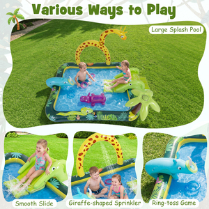 Kids Jungle Animal Spray Pool
