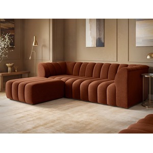 Halle 3 Seater Sofa with Footstool
