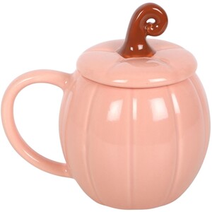 Curly Pumpkin Lidded Mug