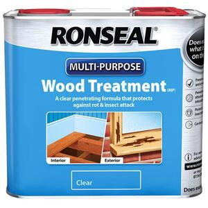 Ronseal Multi-Purpose Wood Treatment 2.5 Litre - Clear - 39071