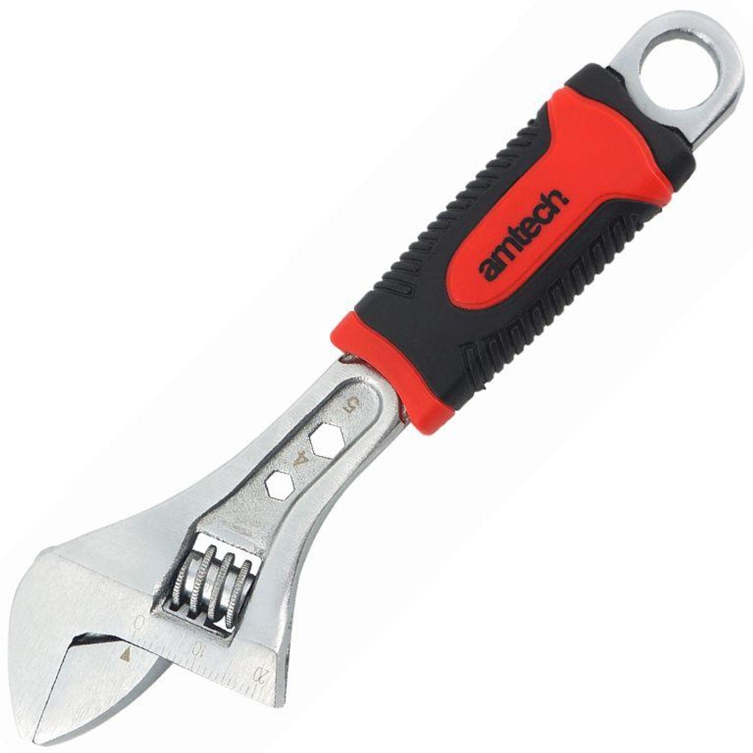 Amtech Adjustable Wrench Injected Grip 6'' - One Colour