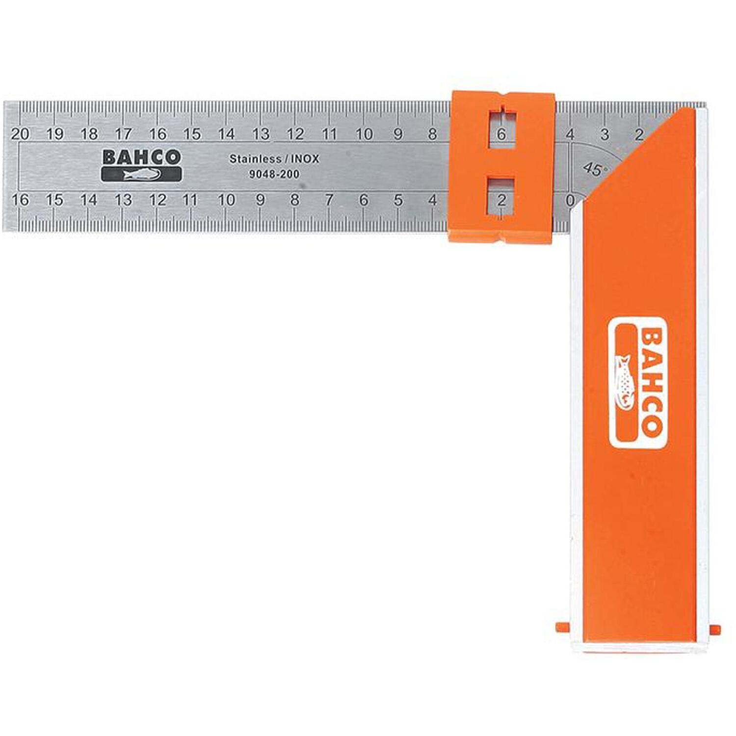 Bahco BAH9048200 9048-200 Aluminium Block & Steel Try Square 200mm (8in) - Image 13