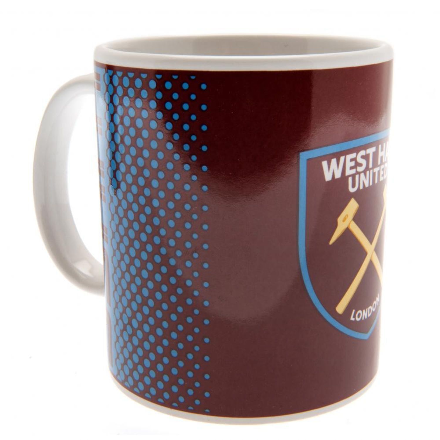 West Ham United Fc Fade Mug - Claret