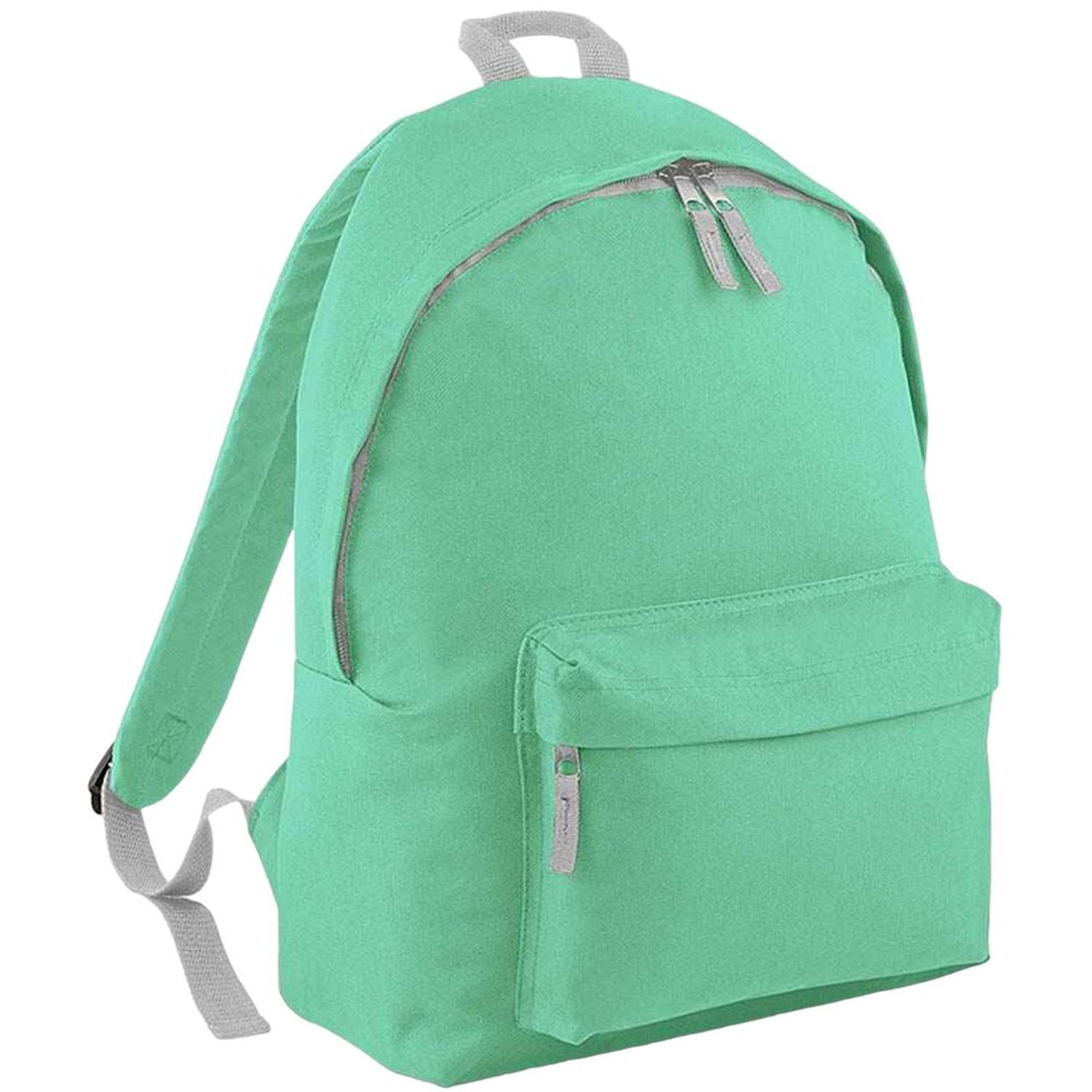 Bagbase Original Plain Backpack - Mint Green/Light Grey / Polyester