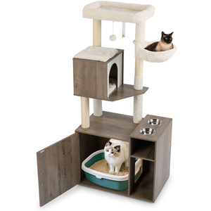 Cat Litter Box Enclosure Cat Climbing Tower