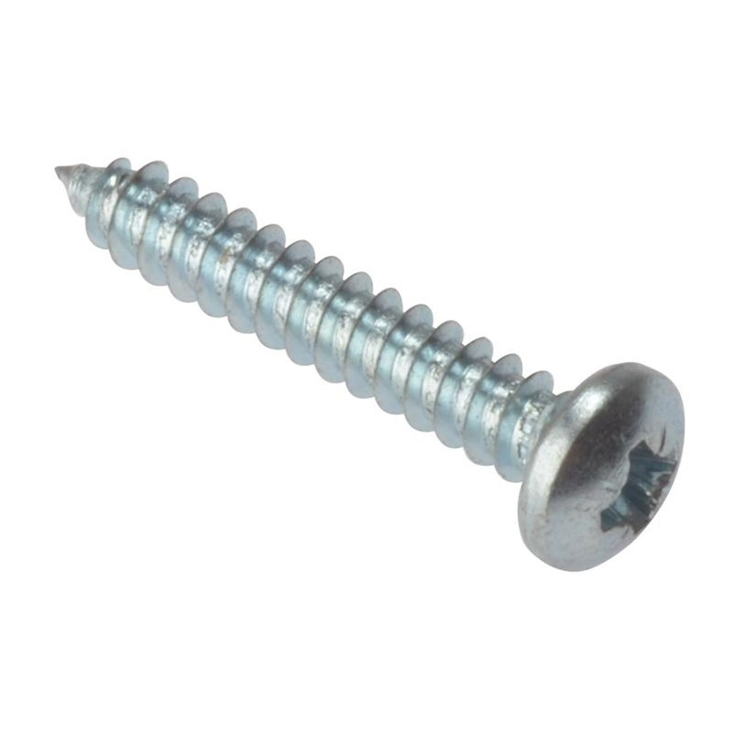 Forgefix Self-Tapping Screws, Pozi, Pan Head, Zp B - Multi Colour
