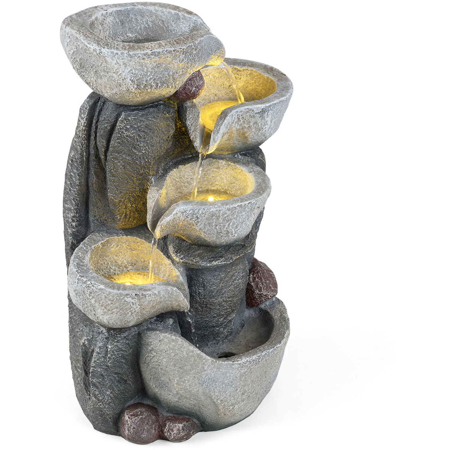 5-Tier Tabletop Waterfall Fountain