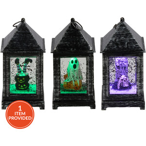 LED Halloween Glitter Lantern