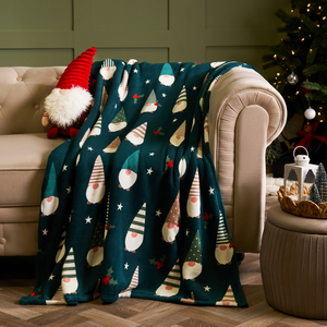 OHS Gonk Print Christmas Throw