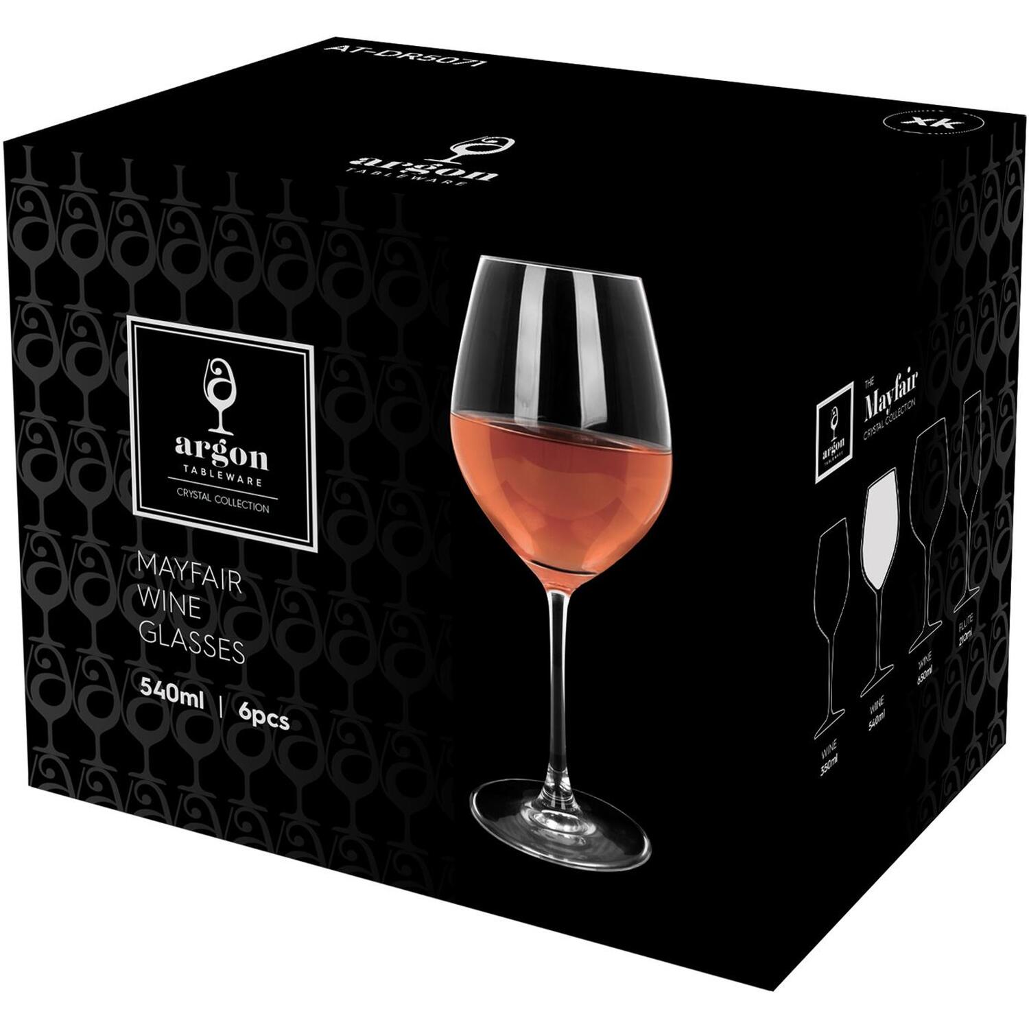 Image of Mayfair Crystal Rose Wine Glasses -&hellip;