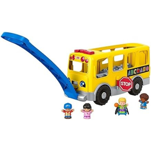 Fisher-Price Little People Big Yellow School Bus Musical Pull Toy