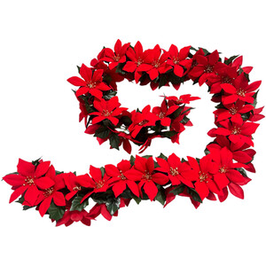 Poinsettia Garland