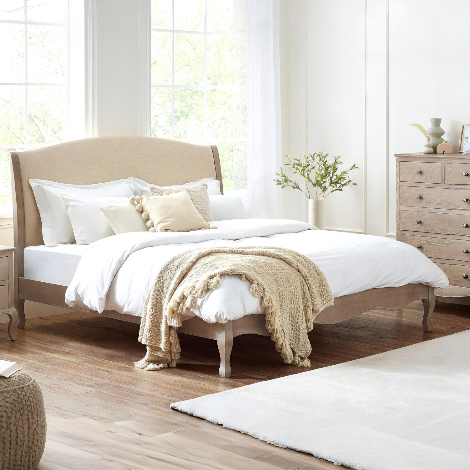 Julian Bowen Unisex Beige Camille French Style Bed In | : King - Image 4