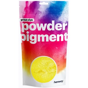 Hemway Grout Powder Pigment Dye Metallic Mustard Yellow 50g
