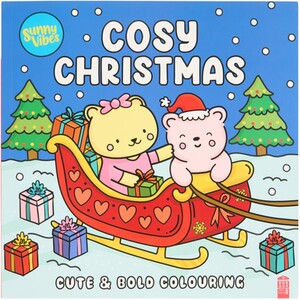 Sunny Vibes Cosy Christmas Colouring Book