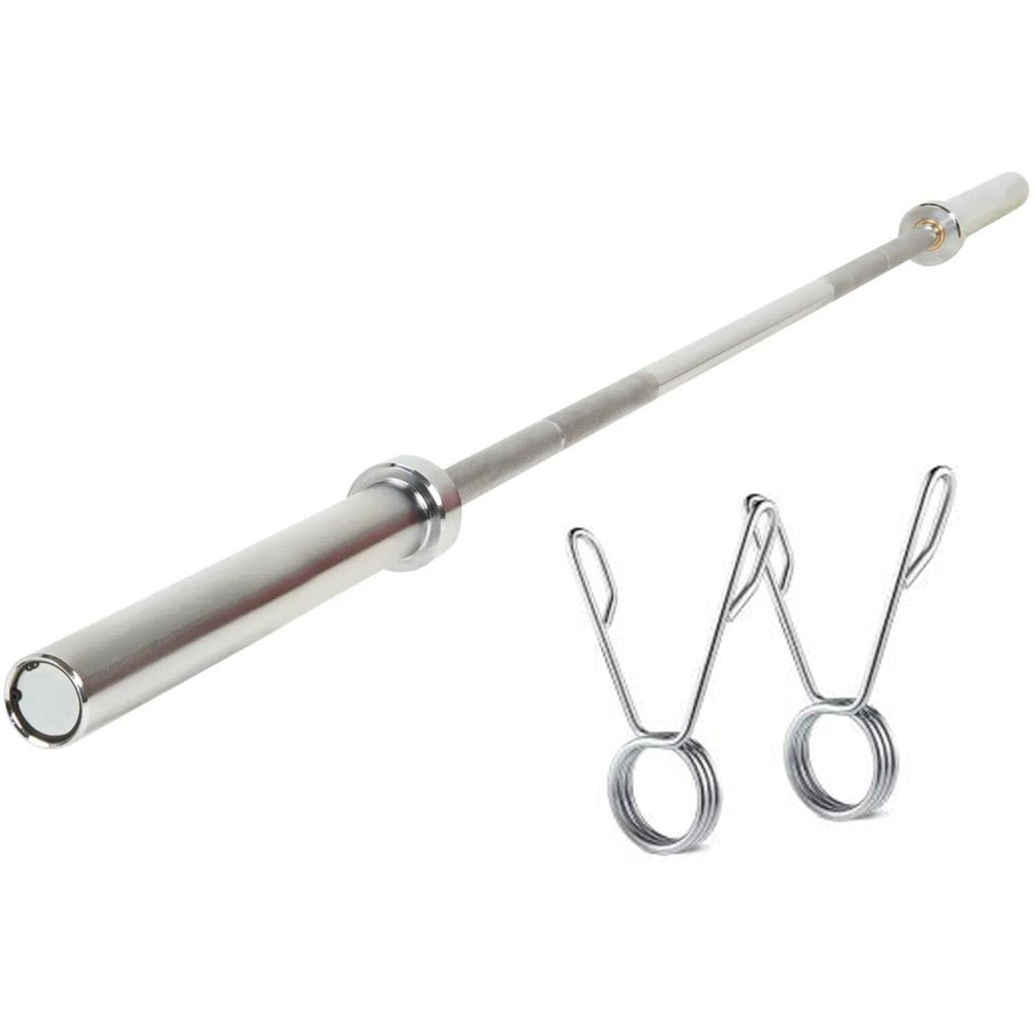 Modern Fitness Olympic Barbell With Spring Collars