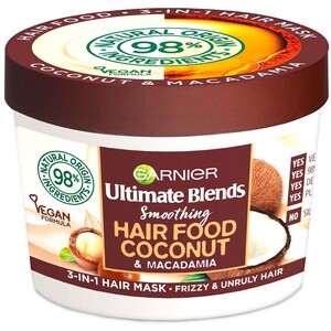 Garnier Ultimate Blends Nourishing Hair Food Coconut Macadamia Hair Mask 390ml