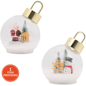 LED Glass Bauble Decoration