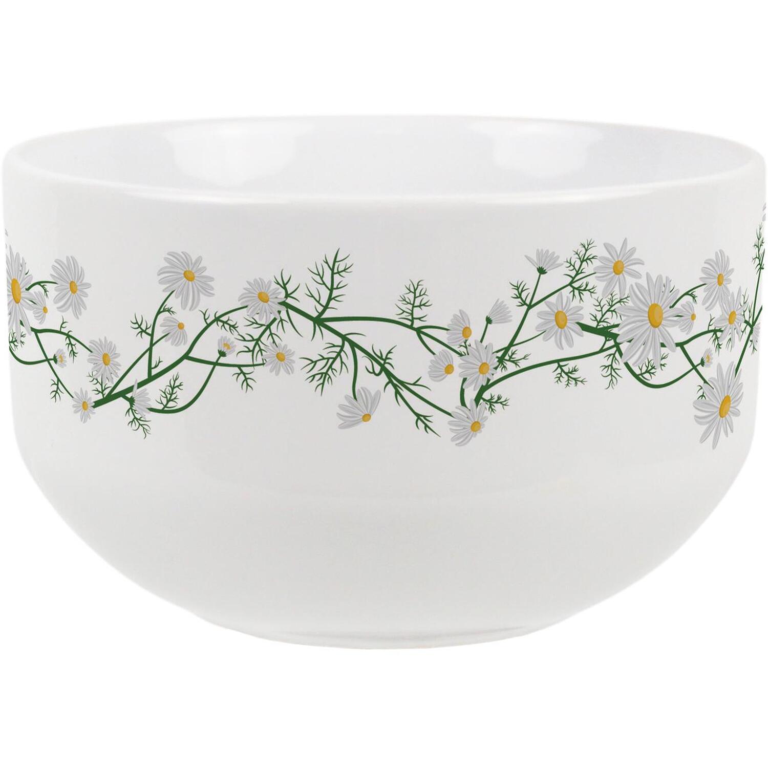 Image of Daisy Chains Ceramic Bowl - White&hellip;