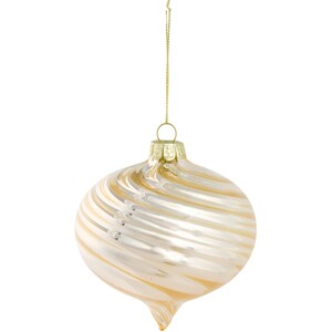 Champagne Swirl Onion Bauble