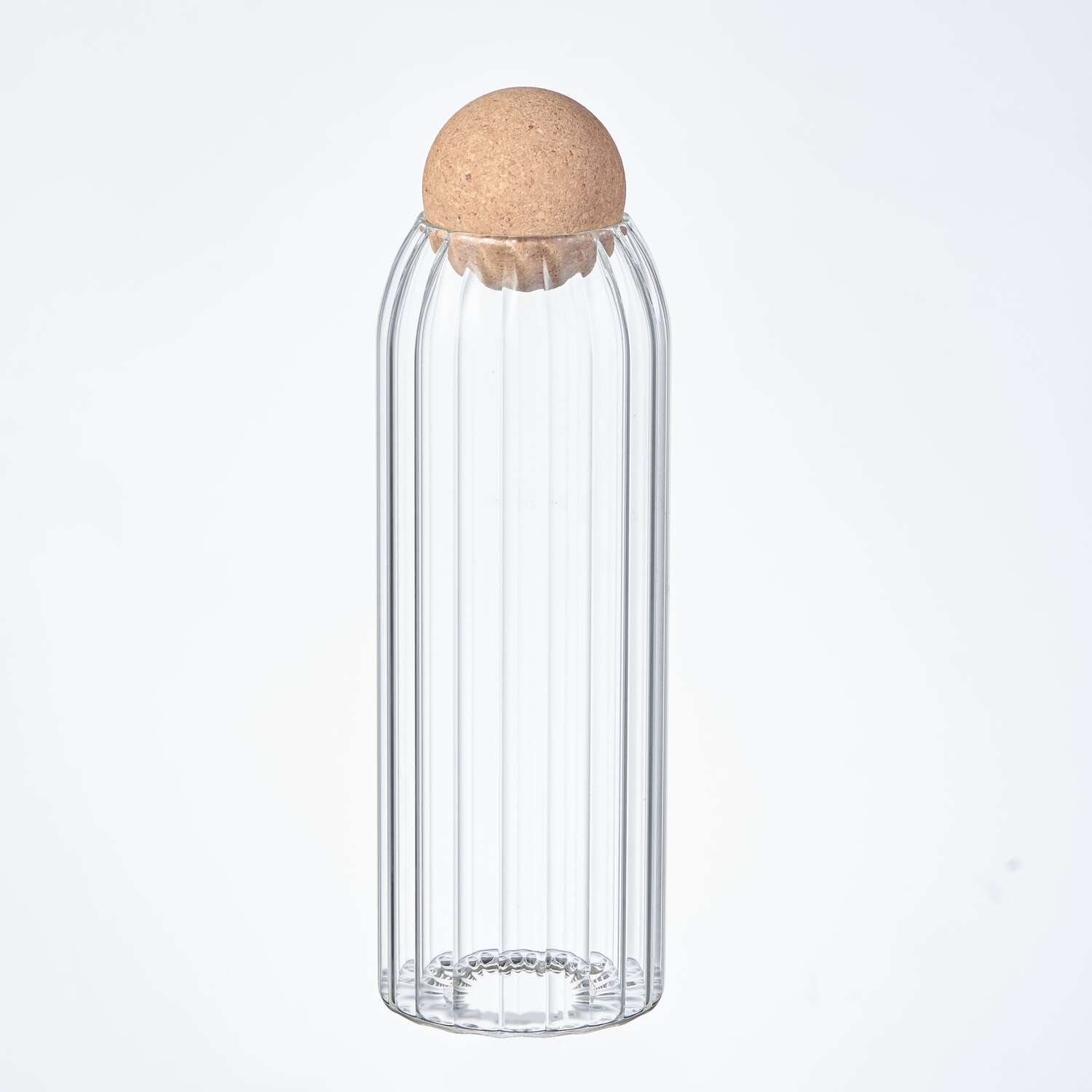 Image of Eden & Willow Ribbed Glass Storage&hellip;