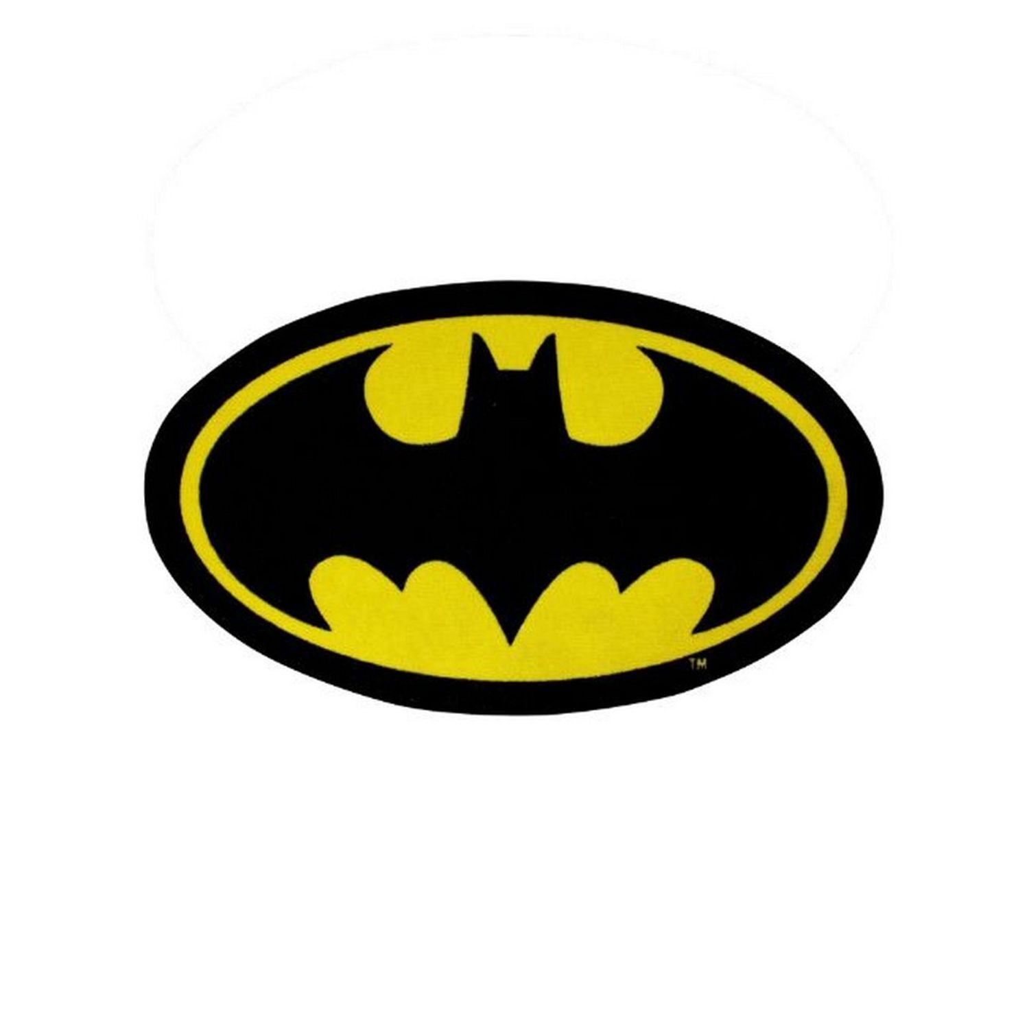 Batman Floor Rug - Black/Yellow