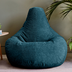 Teal Cord Recliner Bean Bag  shot 18207689