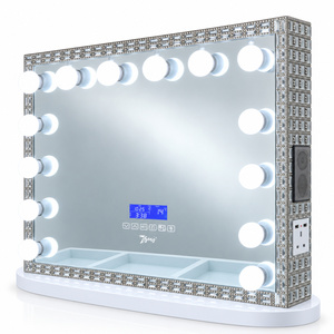 7seas Diamond Pro Audio LED Hollywood Mirror