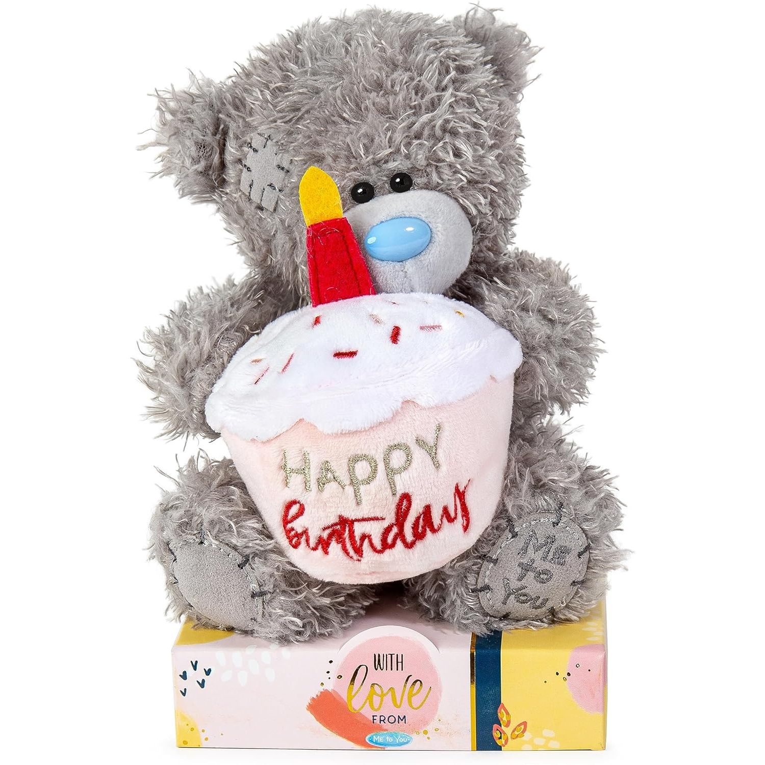 Me To You Bear 7' Happy Birthday Cake AP701112, Grey - Image 3