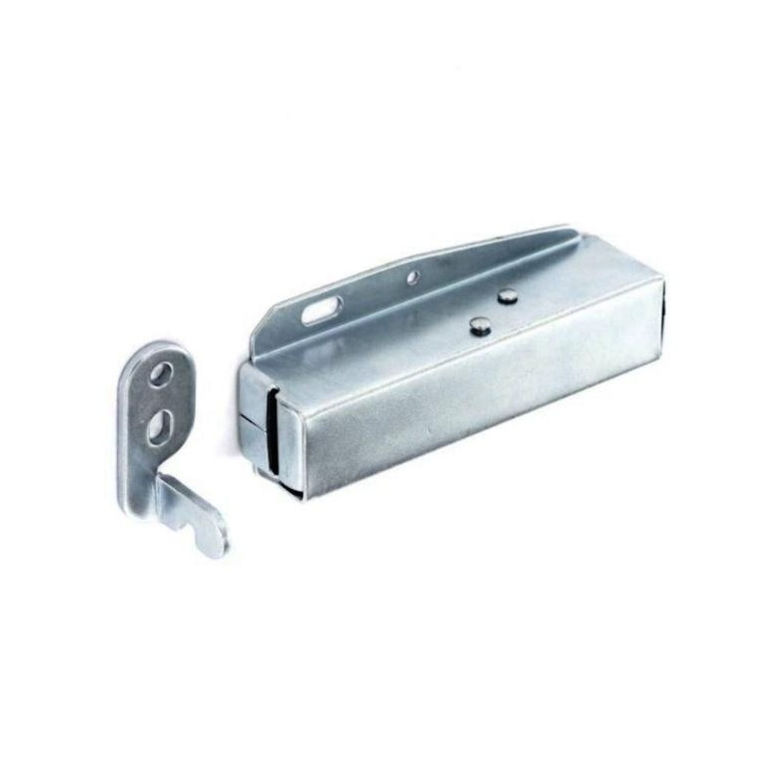 Securit Zinc Plated Touch Latch - Silver