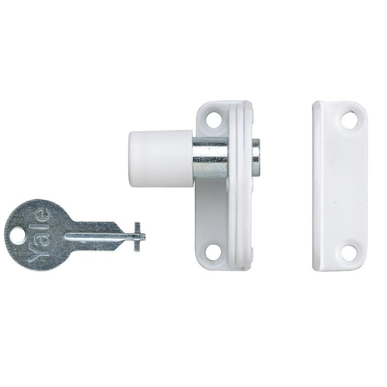 Yale Locks P123 Sash Window Presslock White - White