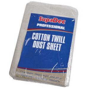 SupaDec Cotton Twill Dust Sheet