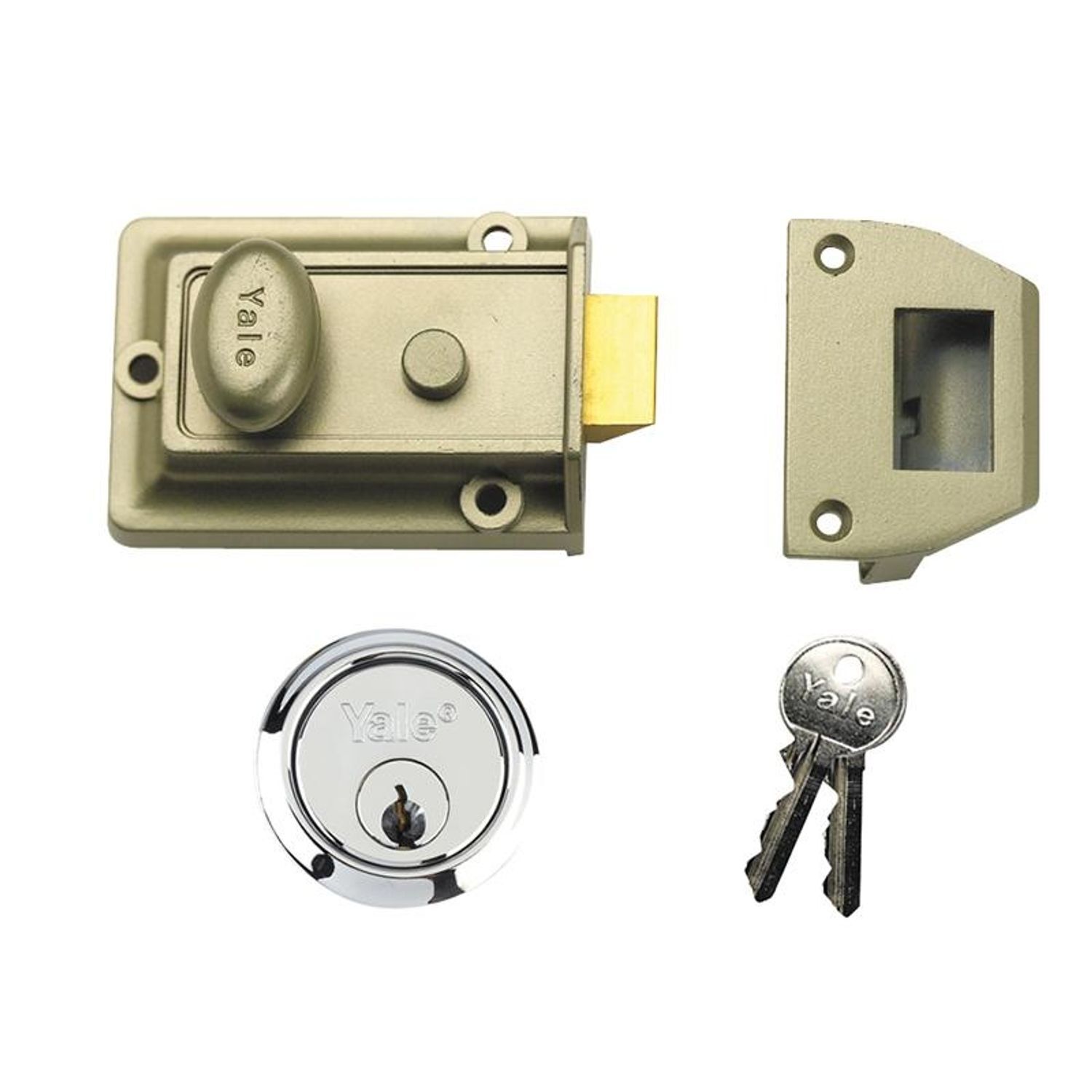 Yale Locks 77 Traditional Nightlatch C - Multi Colour