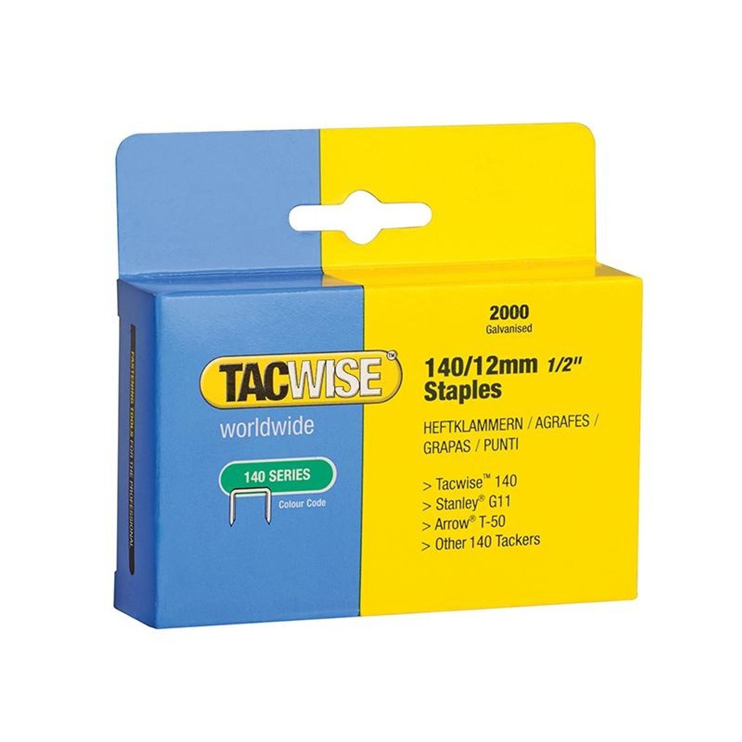 Tacwise 140 Series Staples C - Multi Colour