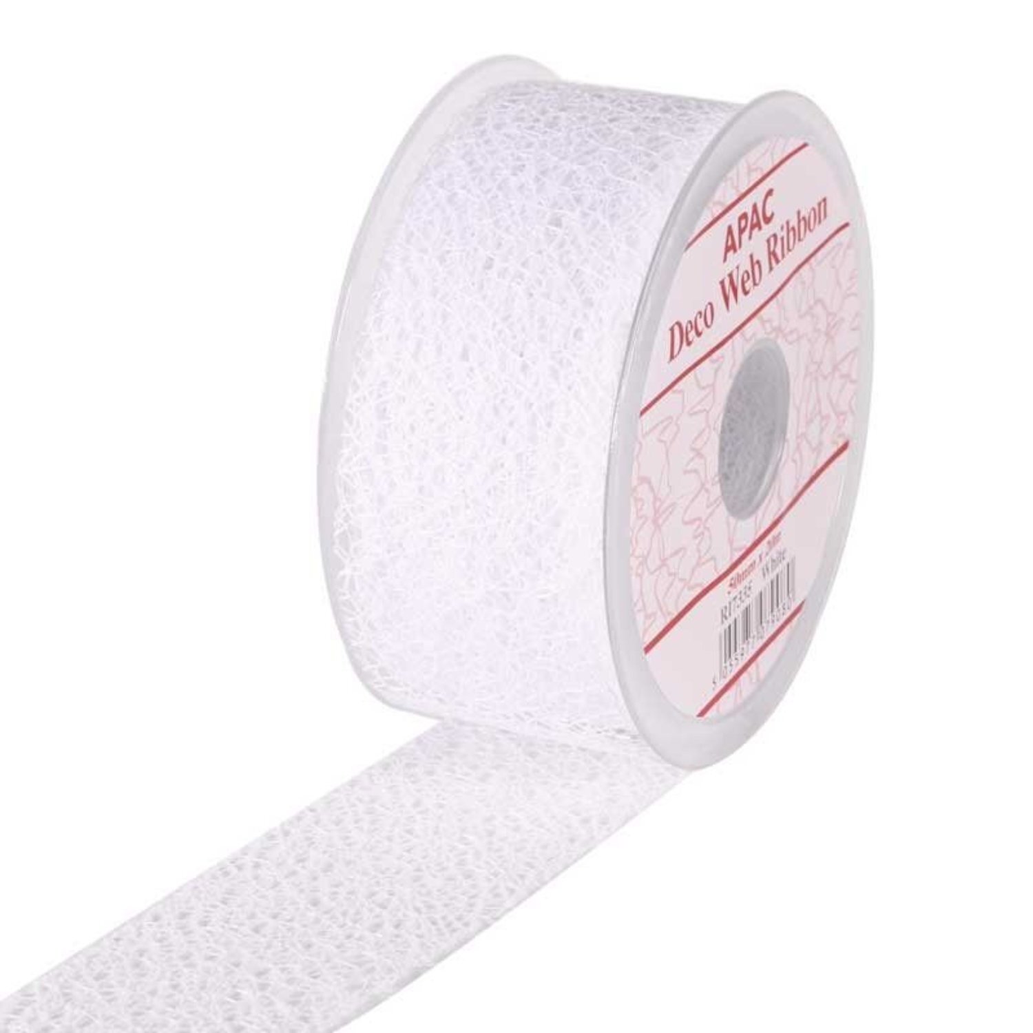  - Deco Web Ribbon 50mm X 20MWhite - Image 3
