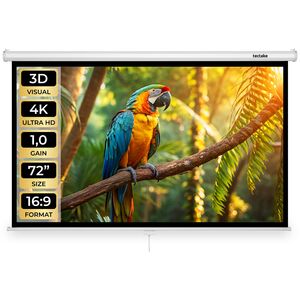 tectake® Projector Screen Cinema A